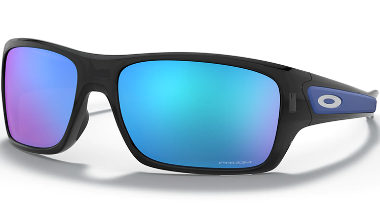 Oakley TURBINE Prescription Sunglasses Black Ink Blue (Oakley Lenses) 9263/56