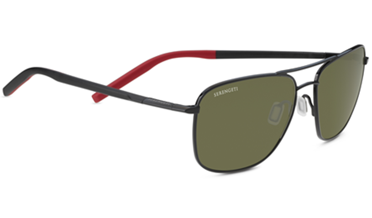 Serengeti Spello Shiny Black Red 8796RX