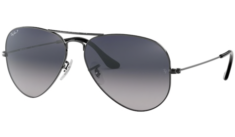 Ray-Ban Aviator 3025 Gunmetal Prescription Sunglasses 004/78