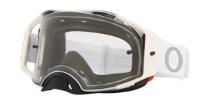 Oakley Airbrake MX Prescription Goggle Tuff Blocks White | Clear 7046C4