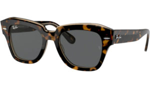 Ray-Ban STATE STREET Havana on Transparent Brown 1292B1