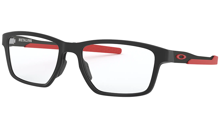 Oakley METALINK Satin Black Red 815306