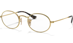 Ray-Ban OVAL 3547V Gold 2500