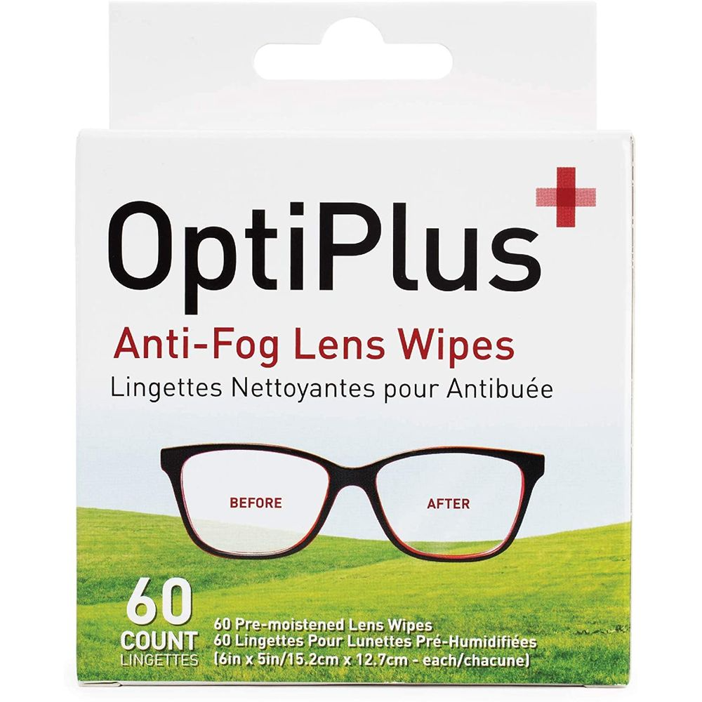 OptiPlus Hilco anti fog wipes 60 pack