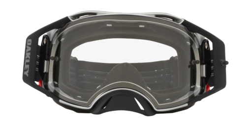 Oakley Airbrake MX Prescription Goggle Tuff Blocks Black Gunmetal | Clear 7046B0