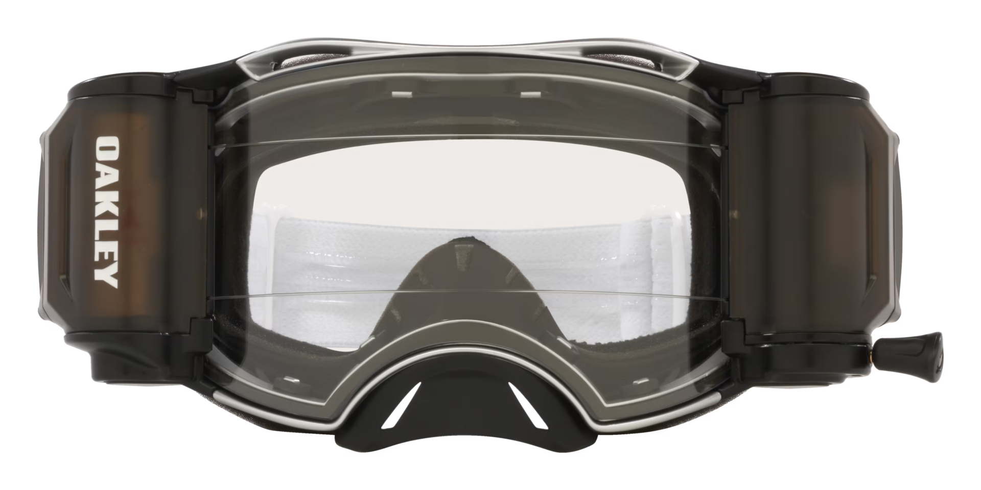 Oakley Airbrake MX Prescription Goggle Tuff Blocks White | Clear 7046C5