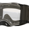 Oakley Airbrake MX Prescription Goggle Tuff Blocks White | Clear 7046C5