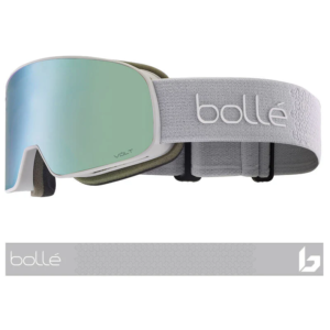 Bolle NEVADA SMALL Matte Grey | Volt Ice Blue C3 Prescription Goggles BG395004