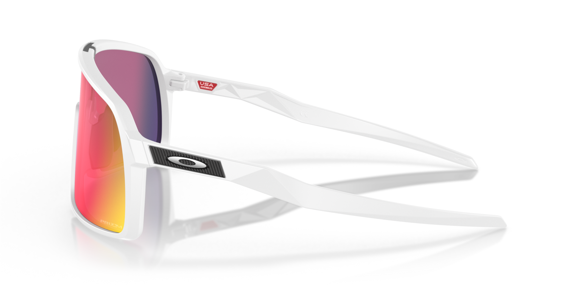 Oakley Sutro Sunglasses Matte White with Prizm Road Lenses