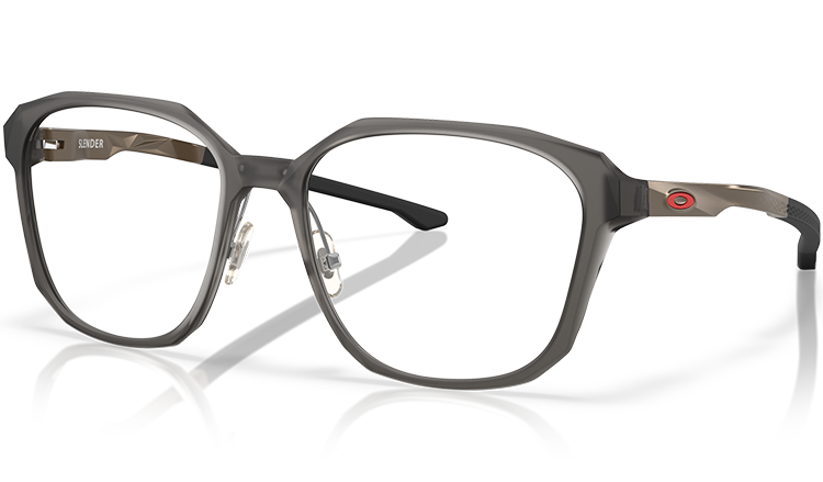 Oakley Slender Glasses Satin Grey Smoke 819302