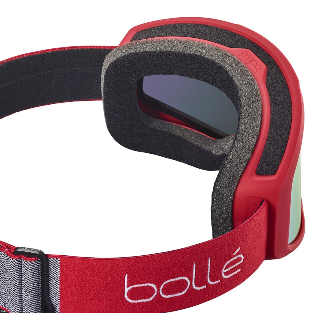 Bolle Bedrock Plus Carmine Red | Sunrise Cat 2 Prescription Ski Goggles