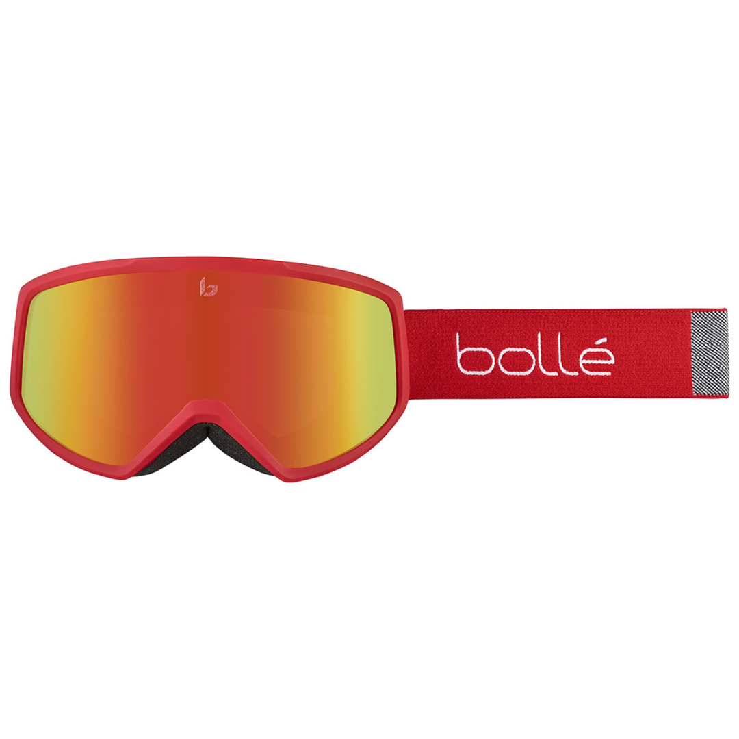 Bolle Bedrock Plus Carmine Red | Sunrise Cat 2 Prescription Ski Goggles