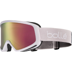 Bolle Bedrock Plus Matte Powder Pink | Rose Gold Cat 2 Prescription Ski Goggles