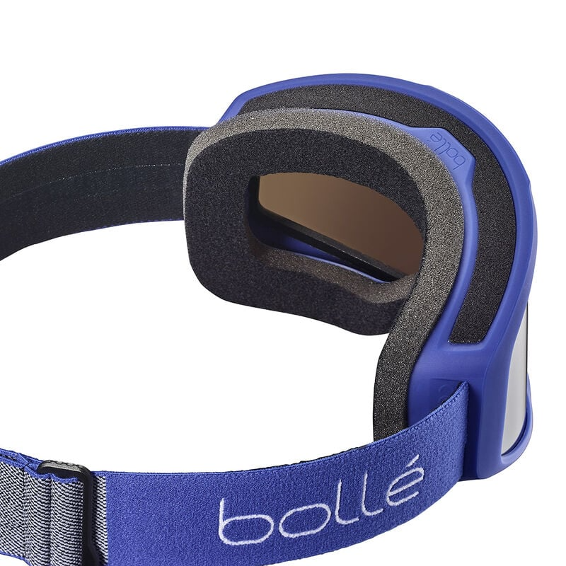 Bolle Bedrock Plus Matte Royal Blue | Black Chrome Cat 3 Prescription Ski Goggles