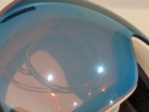 Prescription Goggle Insert Inside Goggles front view