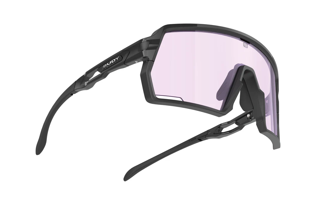 Rudy Project Kelion Gloss Black | ImpactX 2 Laser Purple