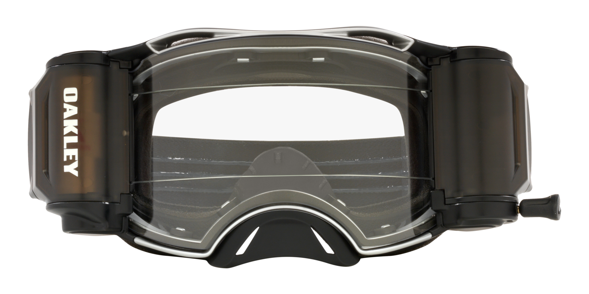 Oakley Airbrake MX Prescription Goggle Tuff Blocks Gunmetal Black | Clear 7046C0