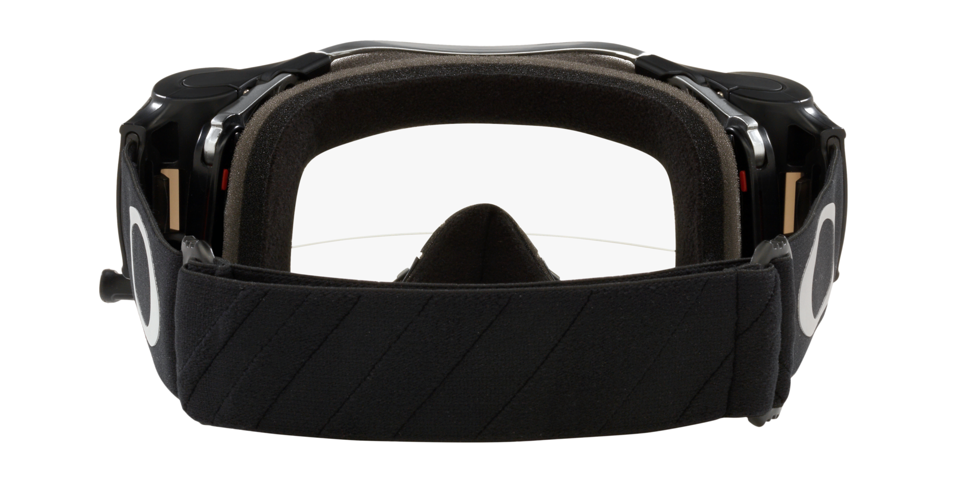 Oakley Airbrake MX Prescription Goggle Tuff Blocks Gunmetal Black | Clear 7046C0