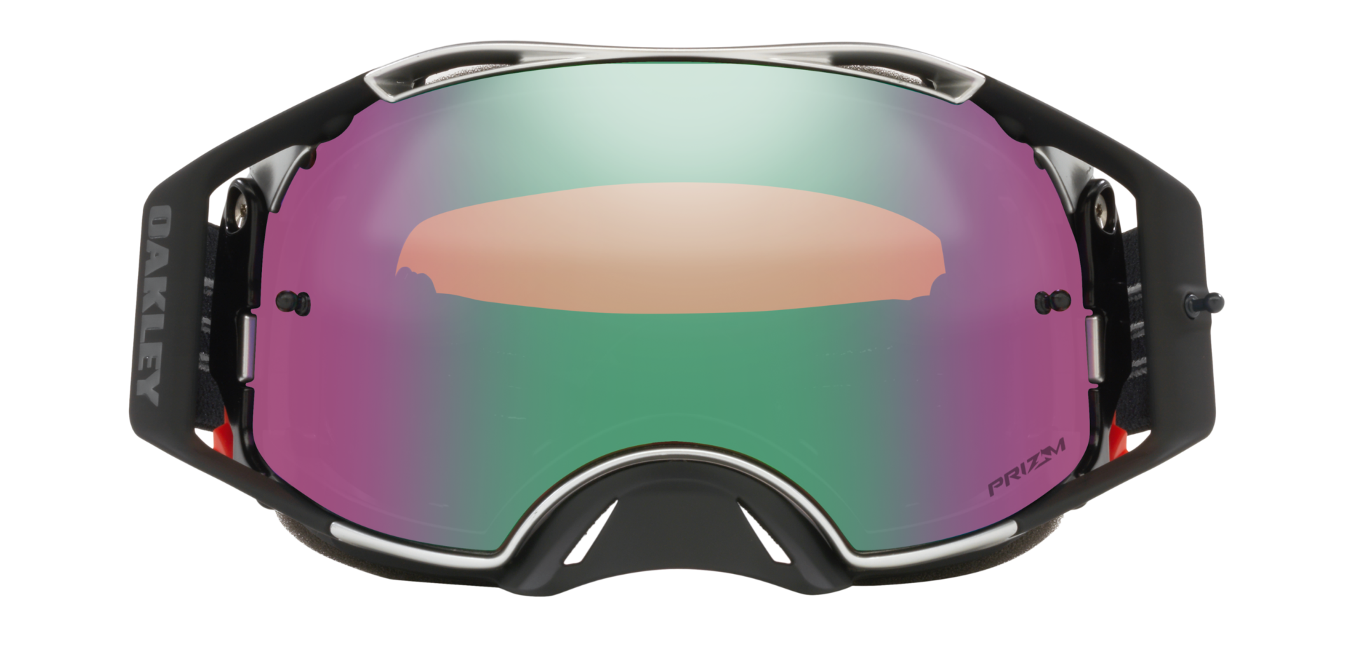 Oakley Airbrake MX Prescription Goggle Tuff Blocks Gunmetal Black | Prizm MX Jade Iridium 7046C1
