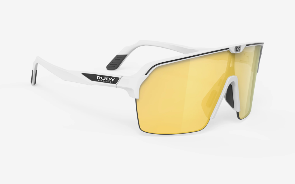 Rudy Project Spinshield Air & Optical Insert | Matte White / Multilaser Gold Lens
