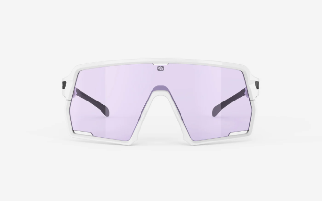 Rudy Project Kelion Gloss White | ImpactX 2 Laser Purple | Prescription Insert