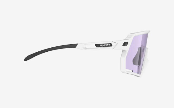 Rudy Project Kelion Gloss White | ImpactX 2 Laser Purple | Prescription Insert