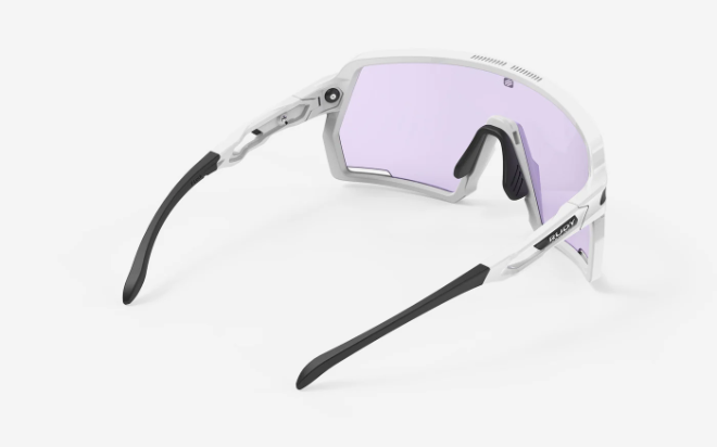 Rudy Project Kelion Gloss White | ImpactX 2 Laser Purple | Prescription Insert
