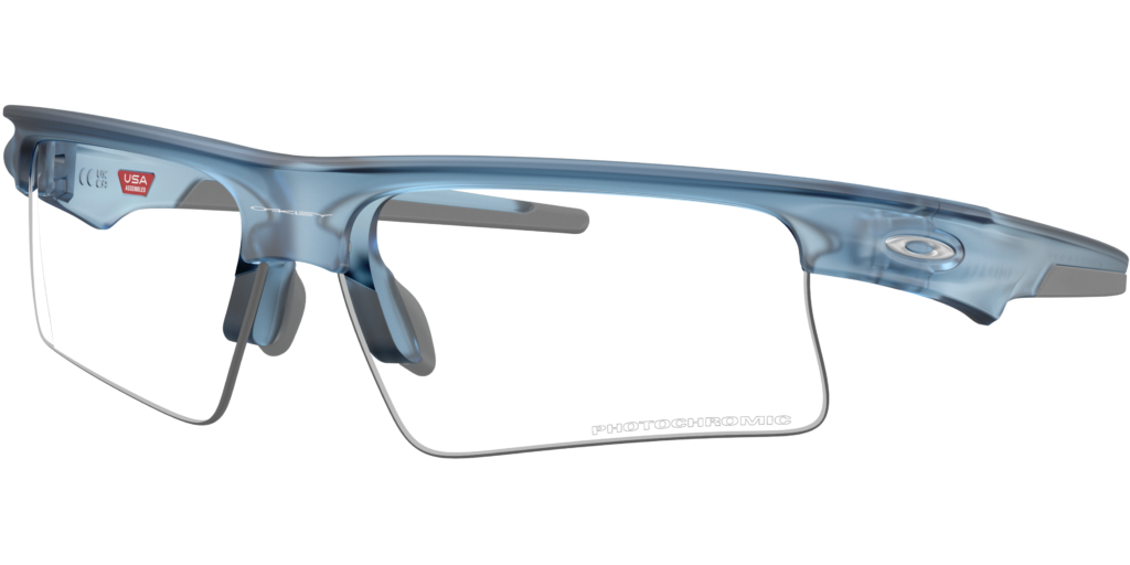 Oakley Bisphaera Speed Prescription Sunglasses Matte Transparent Stonewash 953407
