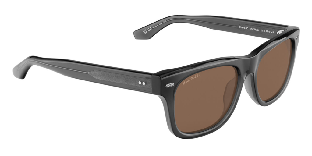 Serengeti Borrego Prescription Sunglasses Crystal Slate | Serengeti Lenses