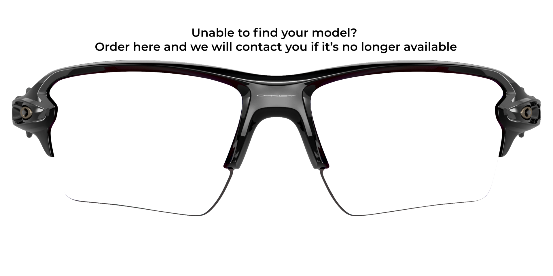 Genuine Oakley Sunglasses Replacement Prescription Optical Lenses Only (For models not currently listed)