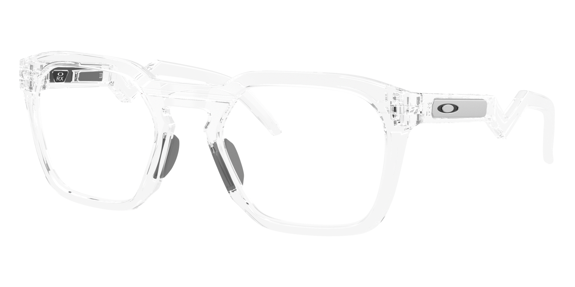 Oakley Hstn sq rx Glasses Polished Clear 820802 | Oakley Lenses